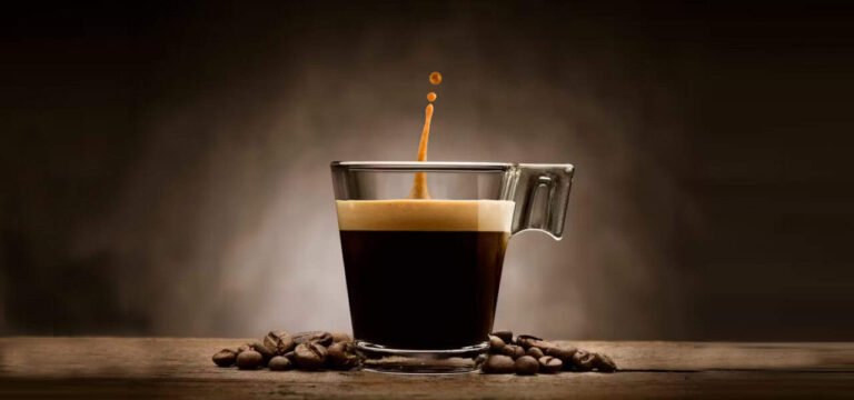 Long black coffee